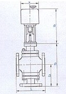 ZAZQ ZAZX電動(dòng)三通合流、分流調(diào)節(jié)閥結(jié)構(gòu)圖