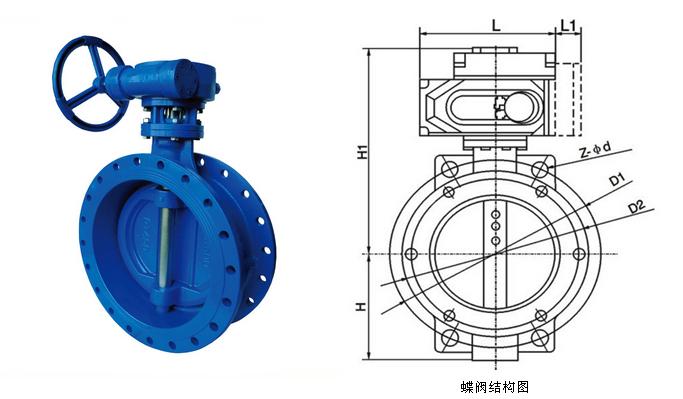 蝶閥結(jié)構(gòu)圖